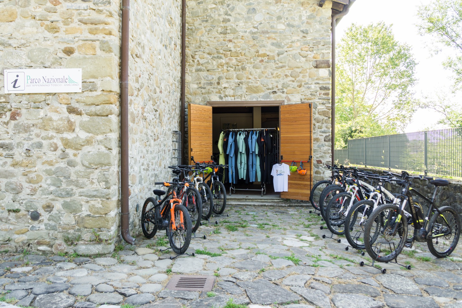 Il Bike center situato all'interno degli spazi del Centro